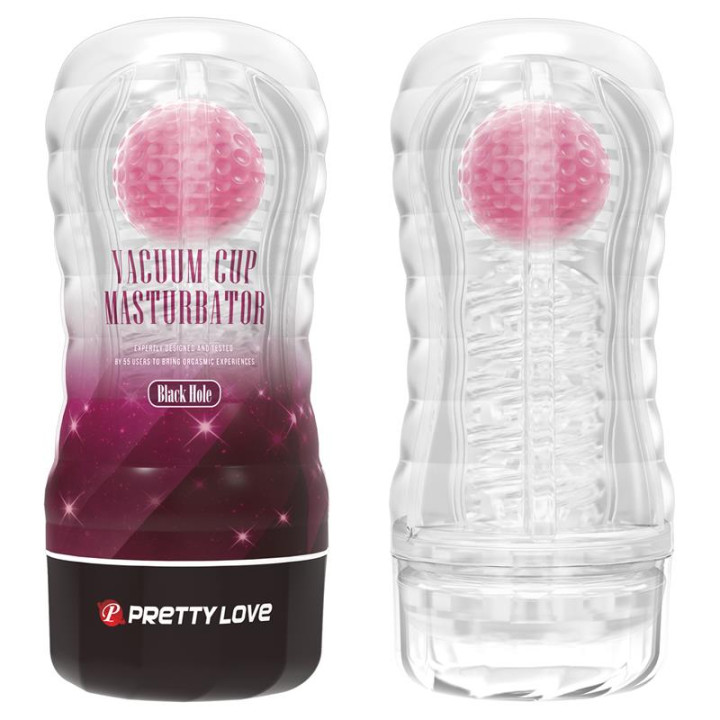Black Hole Ball-Rolling Masturbador Rosa de Prettylove | VibraZon