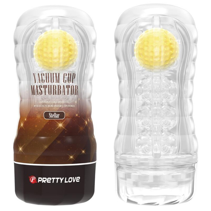 Stellar Ball-Rolling Masturbador Amarillo de Prettylove | VibraZon
