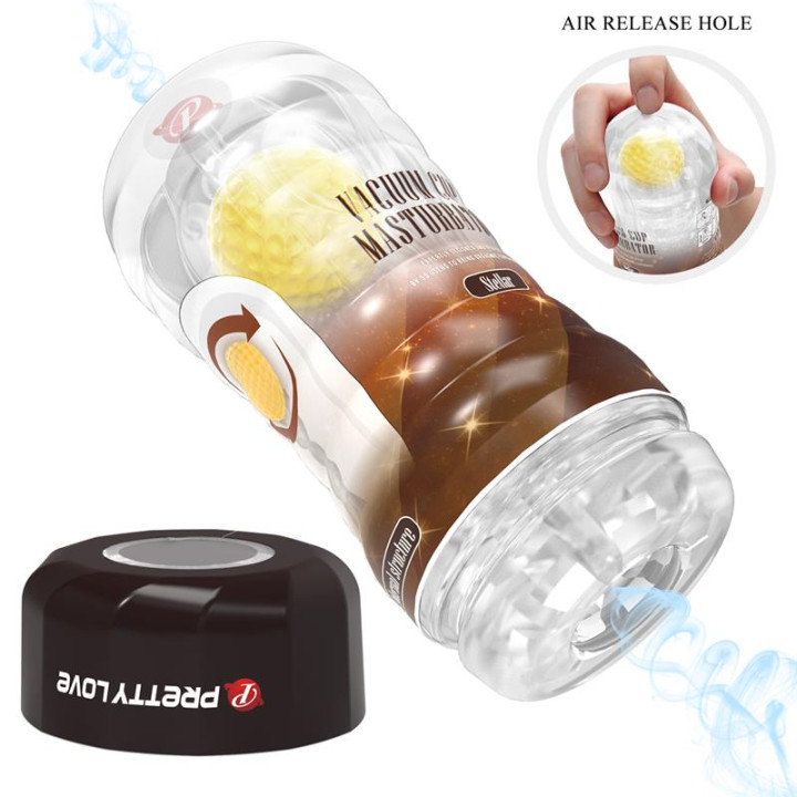 Stellar Ball-Rolling Masturbador Amarillo de Prettylove | VibraZon