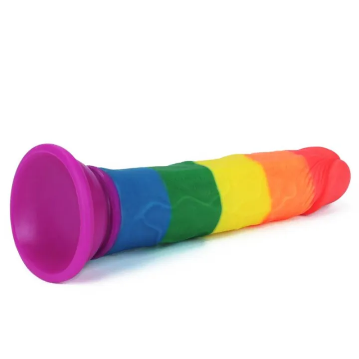 Dildo Prider 7 Silicona Líquida LGBT de Lovetoy