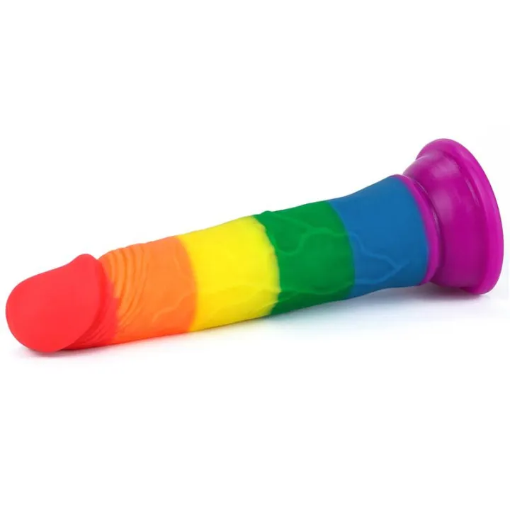 Dildo Prider 7 Silicona Líquida LGBT de Lovetoy