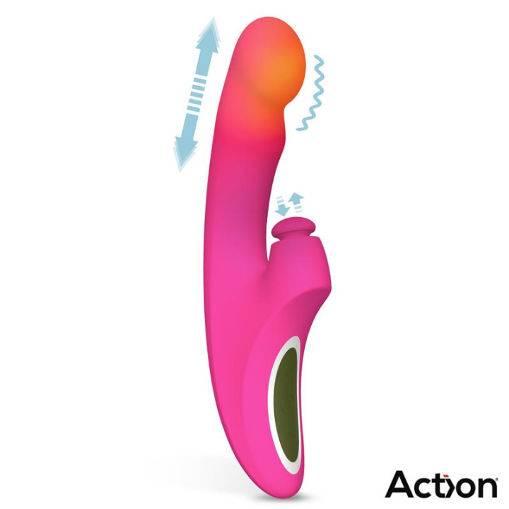 Enles Vibrador con Beating Ball, Thrusting y Función de Calor de Action | VibraZon