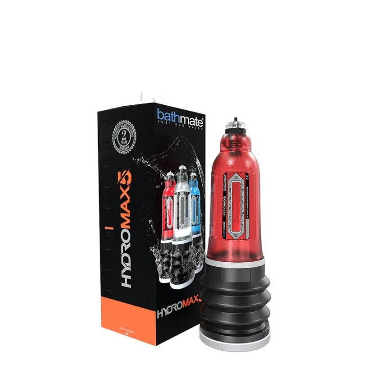 Bomba para el Pene Hydromax5 Rojo de Bathmate