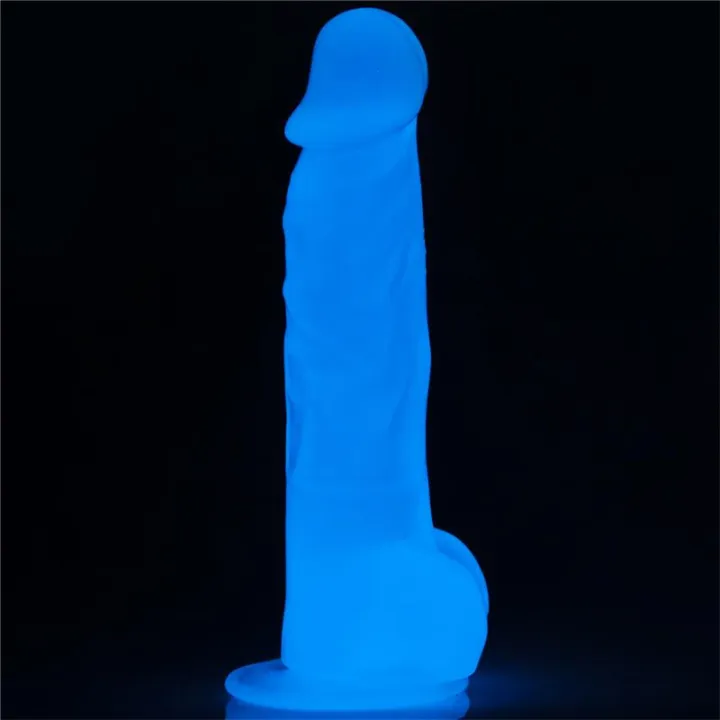 Dildo 8.5 Lumino Luz Azul de Lovetoy