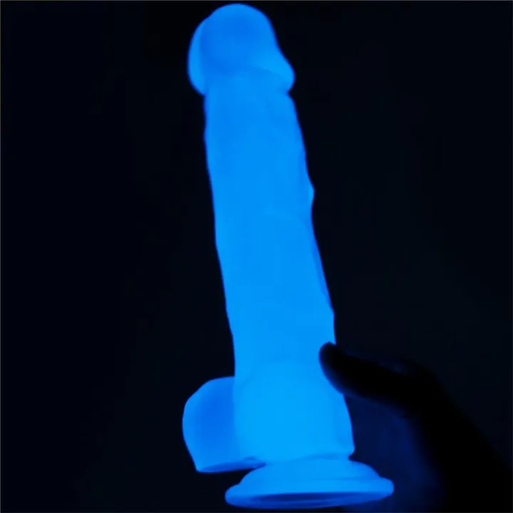 Dildo 8.5 Lumino Luz Azul de Lovetoy