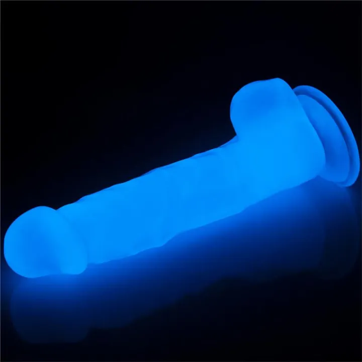 Dildo 8.5 Lumino Luz Azul de Lovetoy