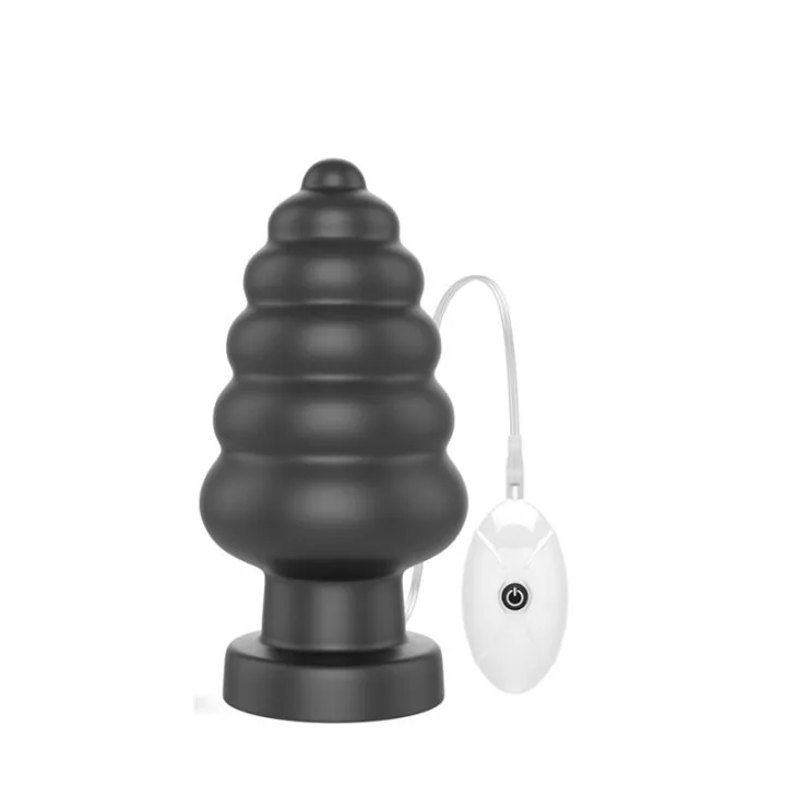 Plug Anal con Vibración King Sized 7 Negro de Lovetoy