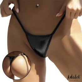 Daphne Tanga Clásico Negro de Adalet Lingerie | VibraZon