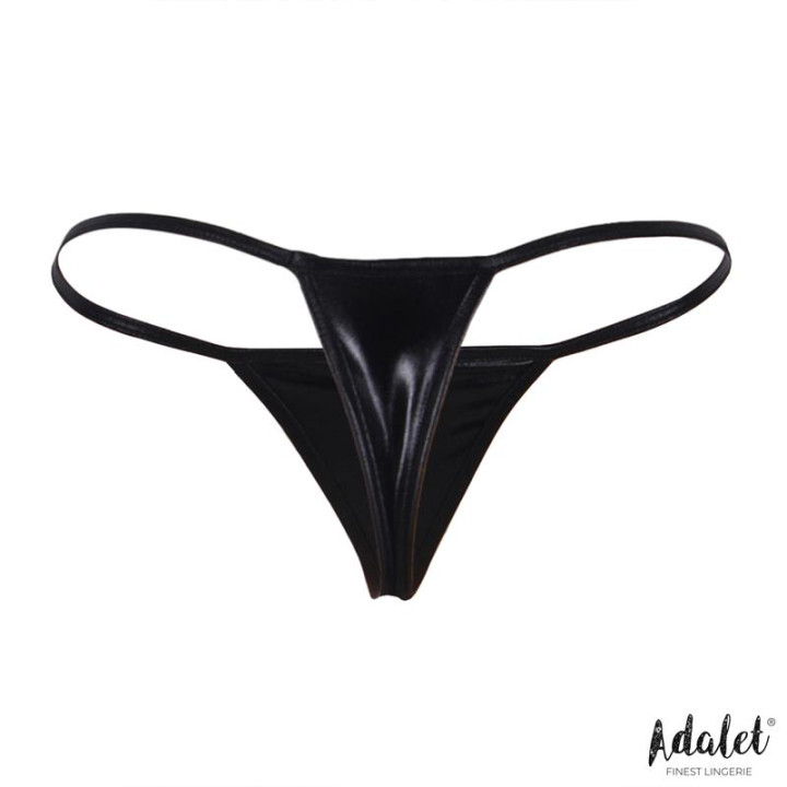 Daphne Tanga Clásico Negro de Adalet Lingerie | VibraZon