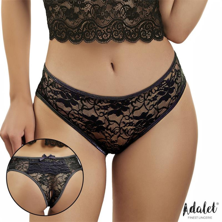 Camila Braguitas Abiertas con Encaje Floral de Adalet Lingerie | VibraZon