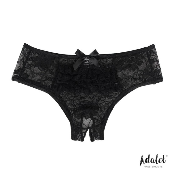 Camila Braguitas Abiertas con Encaje Floral de Adalet Lingerie | VibraZon