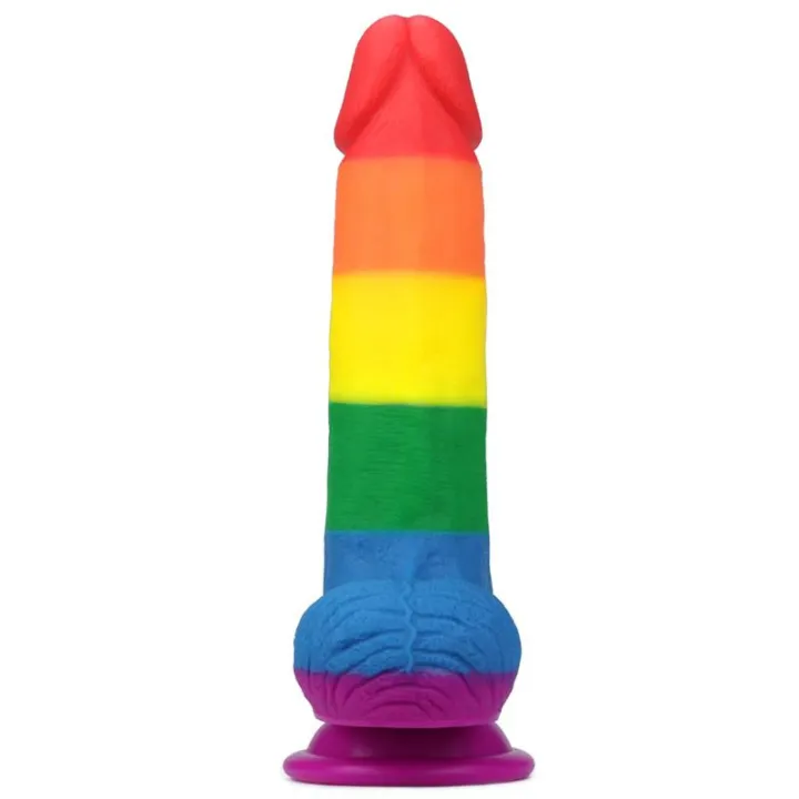 Dildo Prider 7.5 Silicona Líquida LGBT de Lovetoy