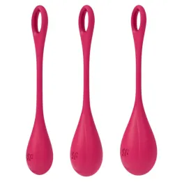 Kit 3 Bolas Suelo Pélvico Yoni Power 1 Rojo de Satisfyer