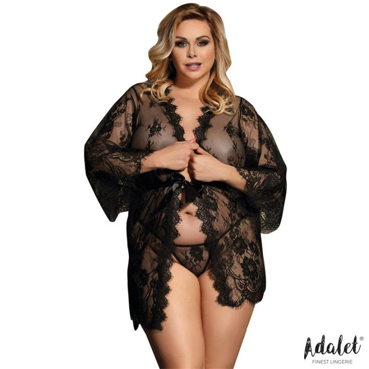 Sora Peignoir de Manga Larga Talla 44-46 de Adalet Lingerie | VibraZon