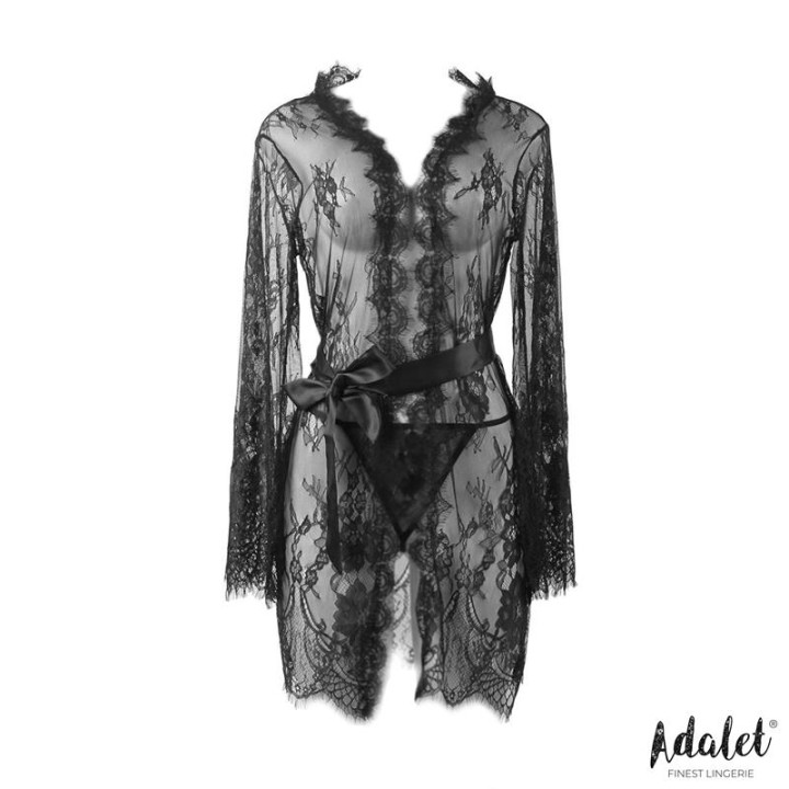 Sora Peignoir de Manga Larga Talla 44-46 de Adalet Lingerie | VibraZon