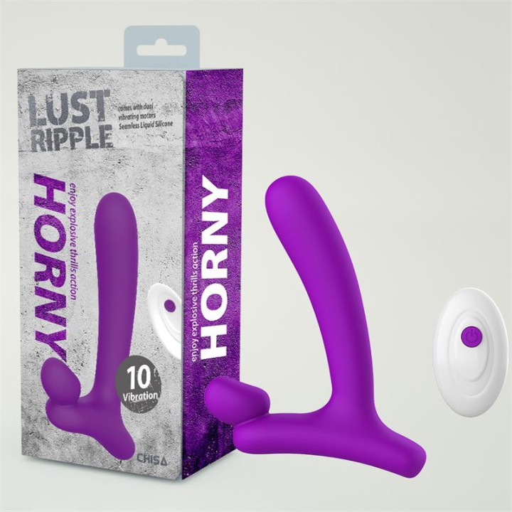 Horny Hunter Plug Anal con Vibración y Control Remoto Silicona Líquida USB de Chisa | VibraZon