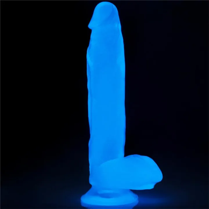 Dildo Lumino 10 Luz Azul de Lovetoy