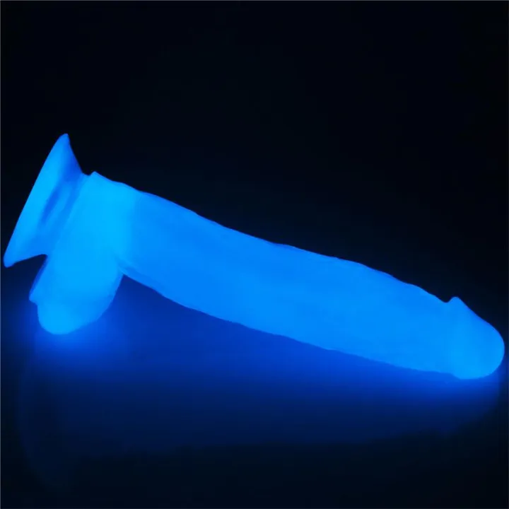 Dildo Lumino 10 Luz Azul de Lovetoy