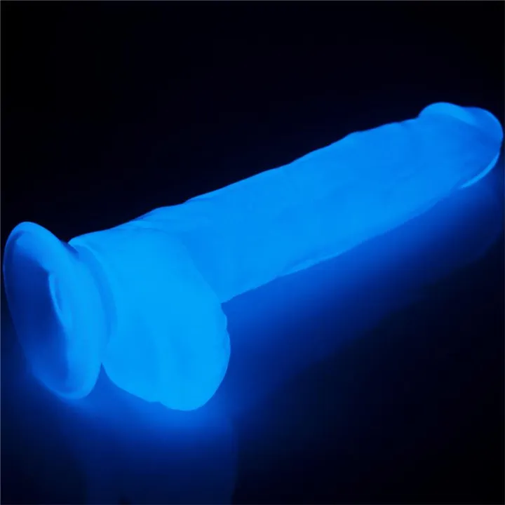 Dildo Lumino 10 Luz Azul de Lovetoy