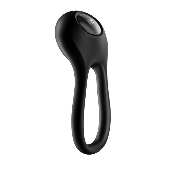 Anillo para el Pene Majestic Duo USB Negro de Satisfyer | VibraZon