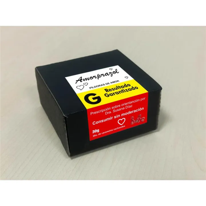 Caja Caramelos Amorprazol 20 und 30gr Cereza de Diverty Sex