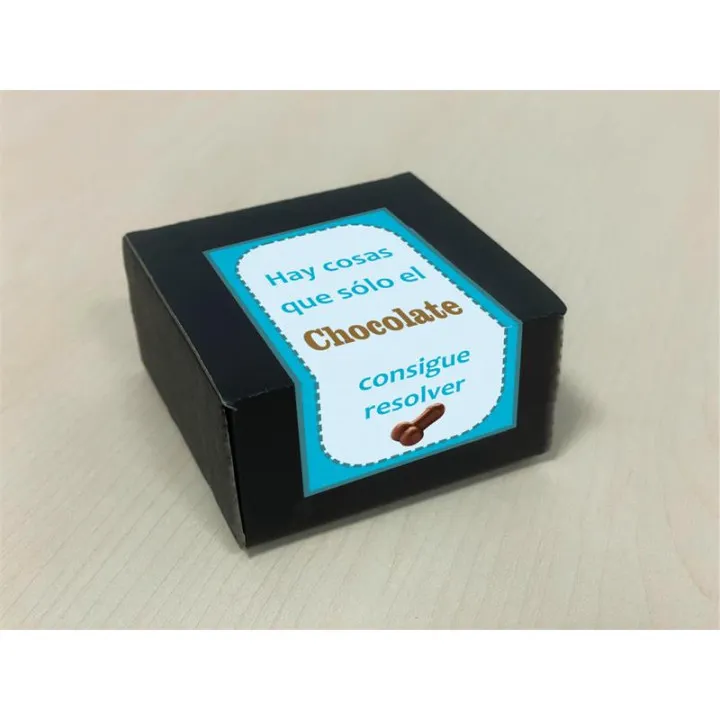 Caja de 8 Bombones Chocolate Puro Forma de Pene de Diverty Sex