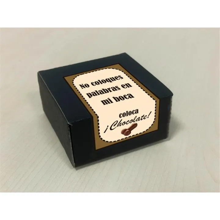 Caja de 8 Bombones Chocolate Puro Forma de Pene de Diverty Sex