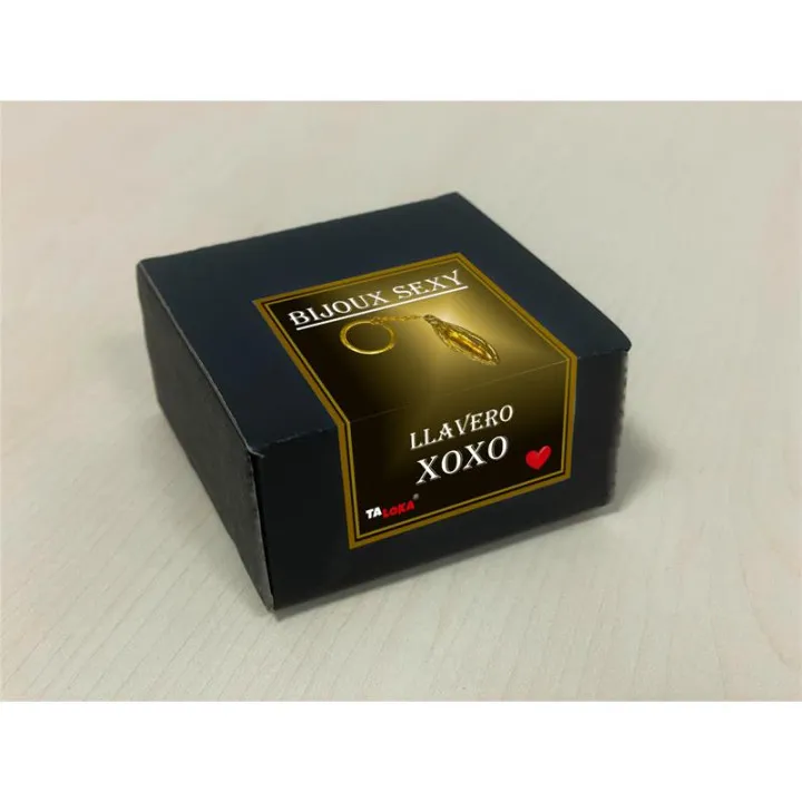 Llavero en Forma de vagina de Color Dorado de Diverty Sex
