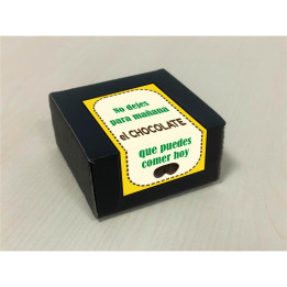 Caja de 8 Bombones Chocolate Puro Forma Pechos de Diverty Sex | VibraZon