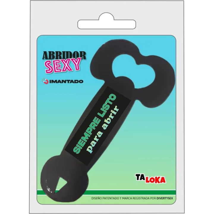 Abridor Metálico Imantado en Forma Pene de Taloka