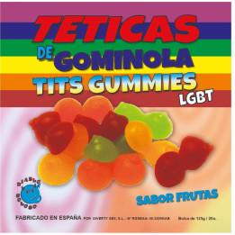 Caja de Gominolas de Pecho Sabor Frutas de Diverty Sex | VibraZon