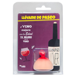 Tapón para Botella en Forma de Pecho de Taloka | VibraZon