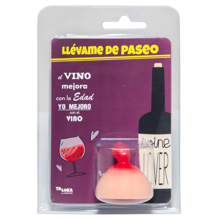 Tapón para Botella en Forma de Pecho de Taloka | VibraZon