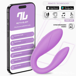 Juguete para Parejas con APP Flexible Silicona Lavanda de Intoyou App Series | VibraZon