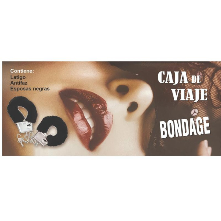 Caja de Bondage con Esposas, Látigo y Antifaz de Diverty Sex | VibraZon