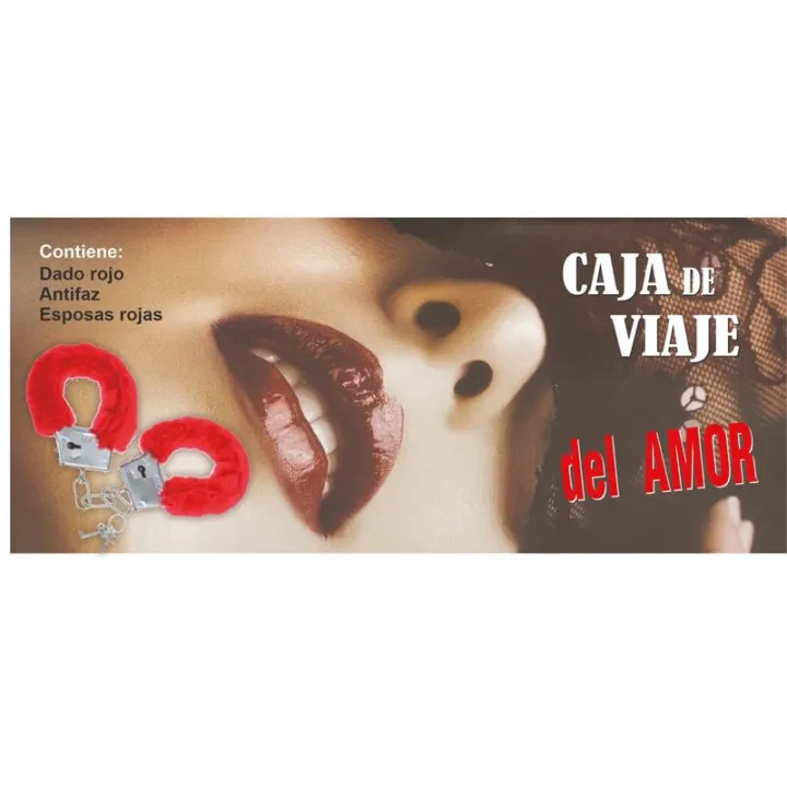 Caja del Amor con Esposas, Dado y Antifaz de Diverty Sex