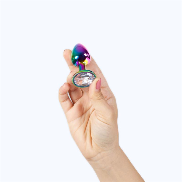 Plug Anal de Metal Rainbow Talla S de Secret Play | VibraZon