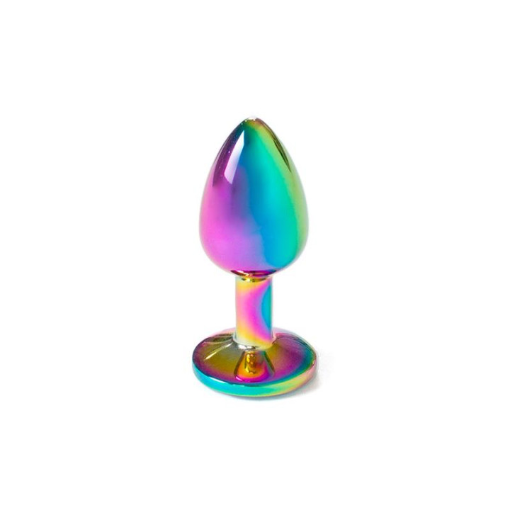 Plug Anal de Metal Rainbow Talla S de Secret Play | VibraZon