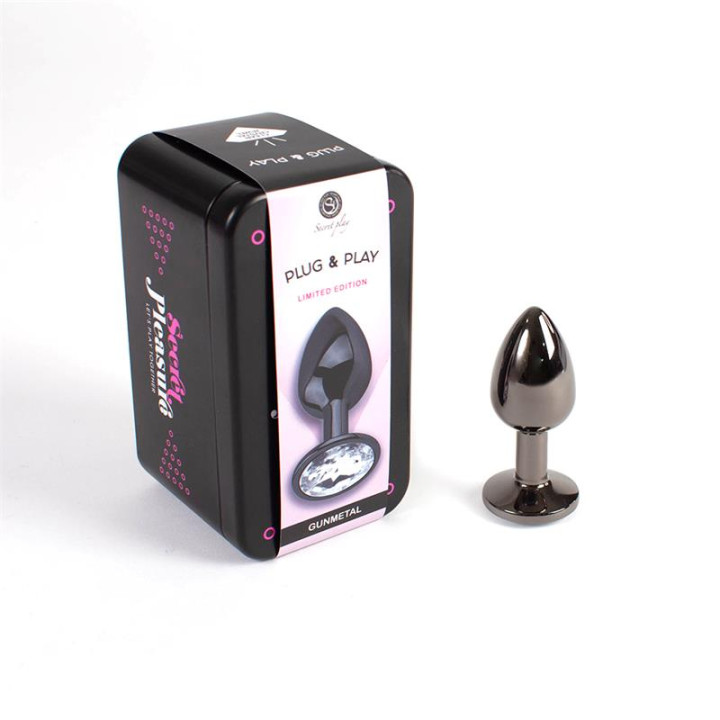 Plug Anal Gunmetal Talla S de Secret Play | VibraZon