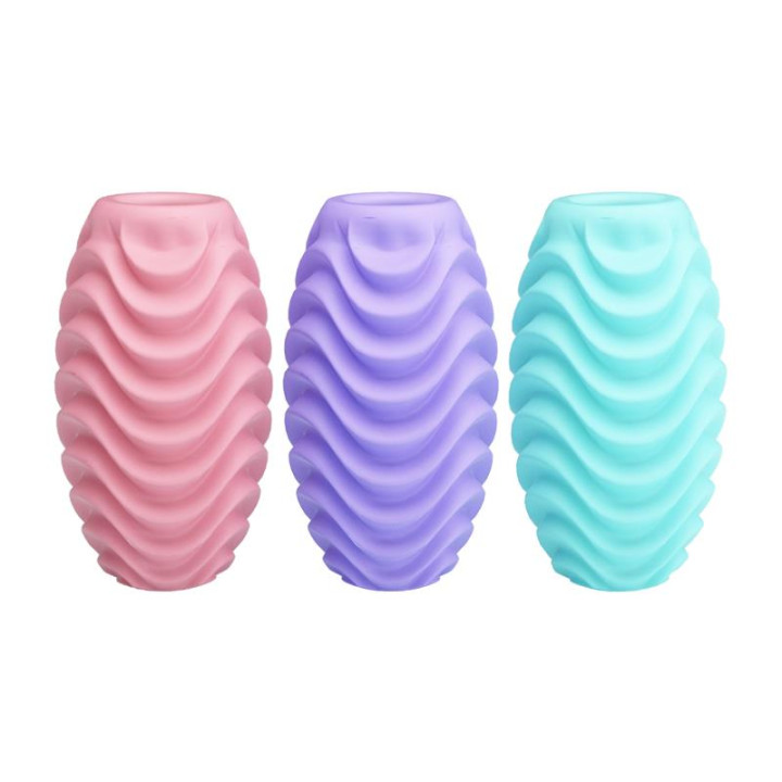 Pack 15 Huevos Masturbadores Doble Texturizado de Prettylove | VibraZon