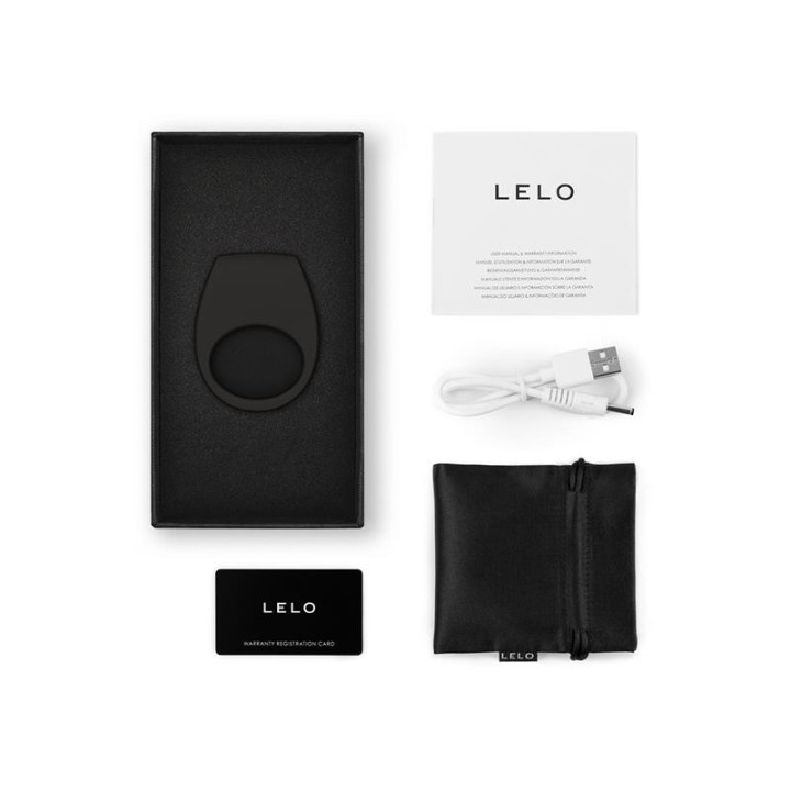 Tor 3 Anillo para Parejas con Lelo APP Black | VibraZon