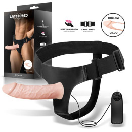 Bemax Arnés con Dildo Hueco Desmontable, Vibración y Control Remoto de Harness Collection Latetobed | VibraZon