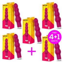 Pack 4+1 Laand Potente Vibrador USB de Fluïd