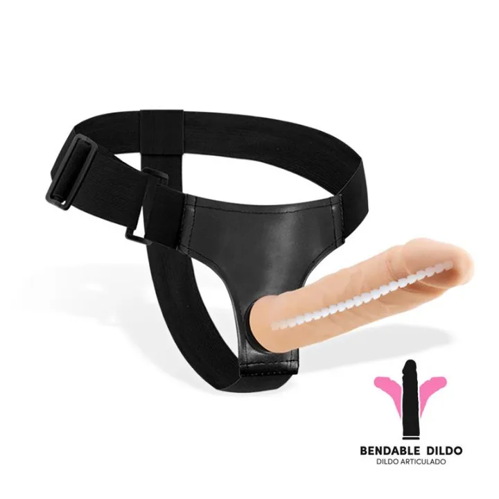 Magto Arnés con Dildo Realista Articulado de Harness Collection Latetobed