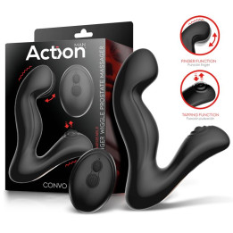 Convo Prostate Stimulator with Tapping and Finger Wiggle Function de Action | VibraZon