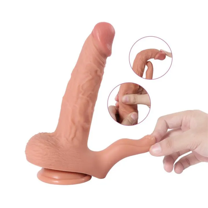 Haydon Dildo con 20 Modos de Vibración y Estimulador de Clítoris de Shequ