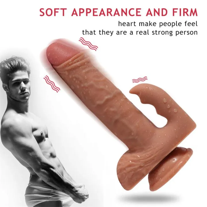 Austin Dildo con 10 Modos de Vibración y Estimulador de Clítoris de Shequ