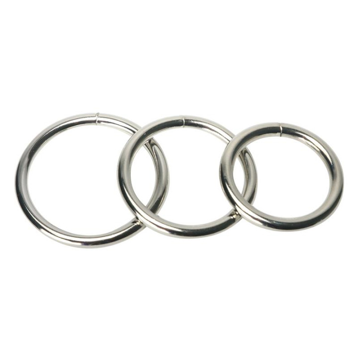 Trine Set 3 Anillos de Acero de Master Series | VibraZon
