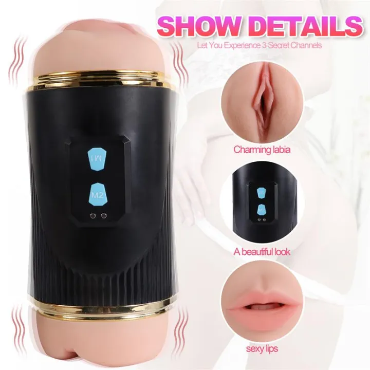 Masturbador Doble Vagina y Boca Kay de Juicy Lamour