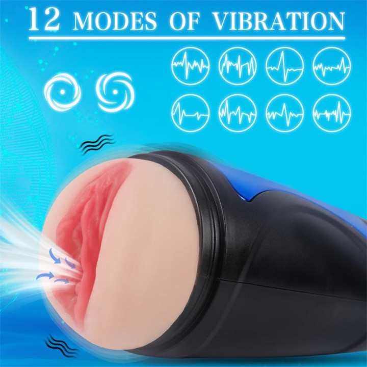 Masturbador Masculino Vagina con Gemidos Renee de Juicy Lamour | VibraZon